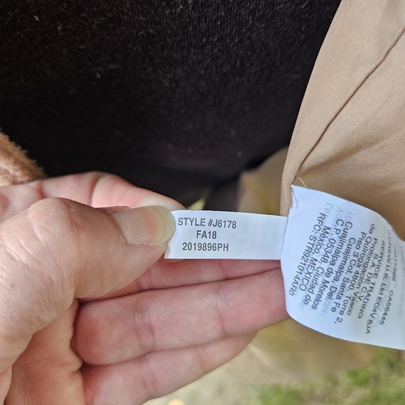 J. Crew Mercantile tan wool-blend Vail Parka size 14 - Picture 8 of 9